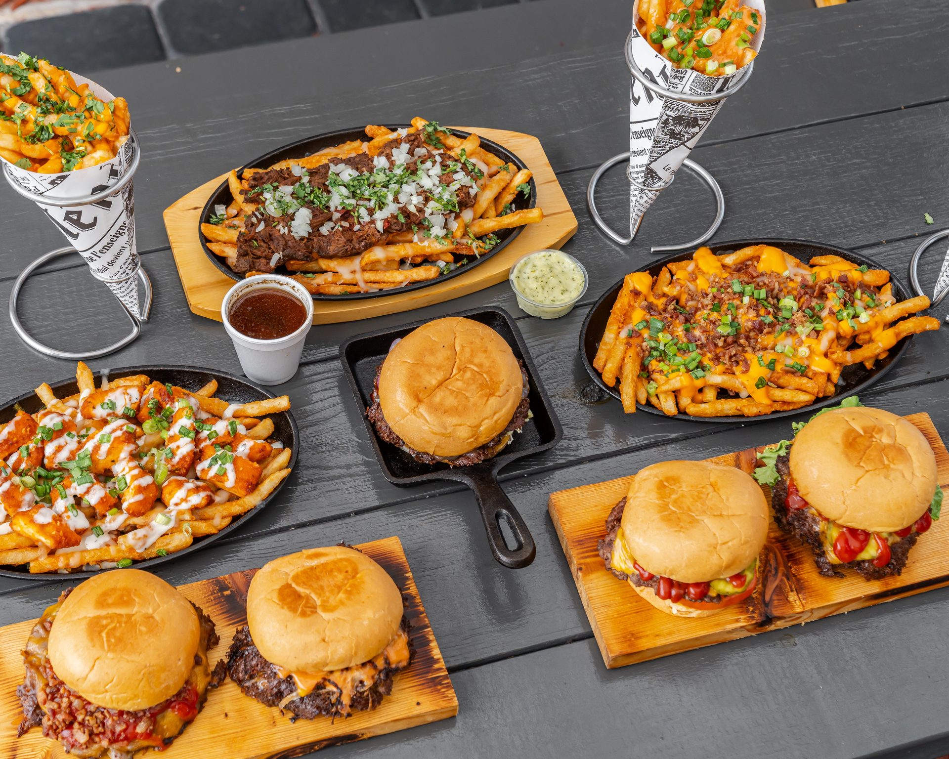 Smash Burgers Meet Their Perfect Side